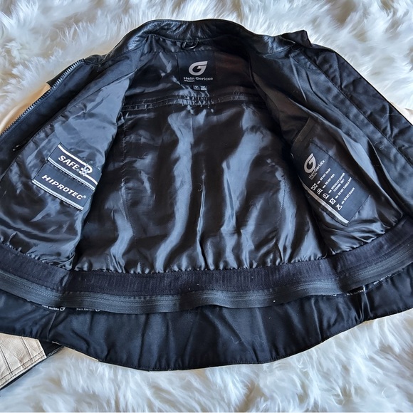 Hein Gericke leather women’s motorcycle jacket size 8 - Picture 3 of 4